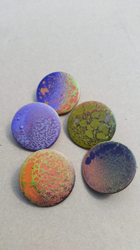 Round Fauxidation Pin (Mystery Design)